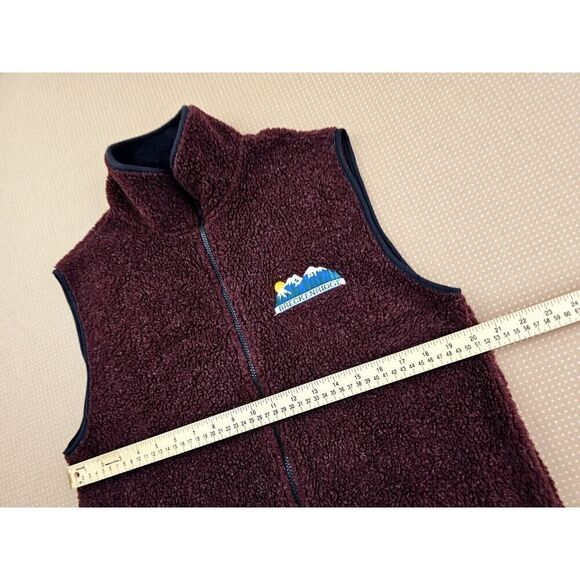 Timberline Colorado Vest Breckenbridge Fleece Embroidered Logo Zip Medium Red - Picture 4 of 11
